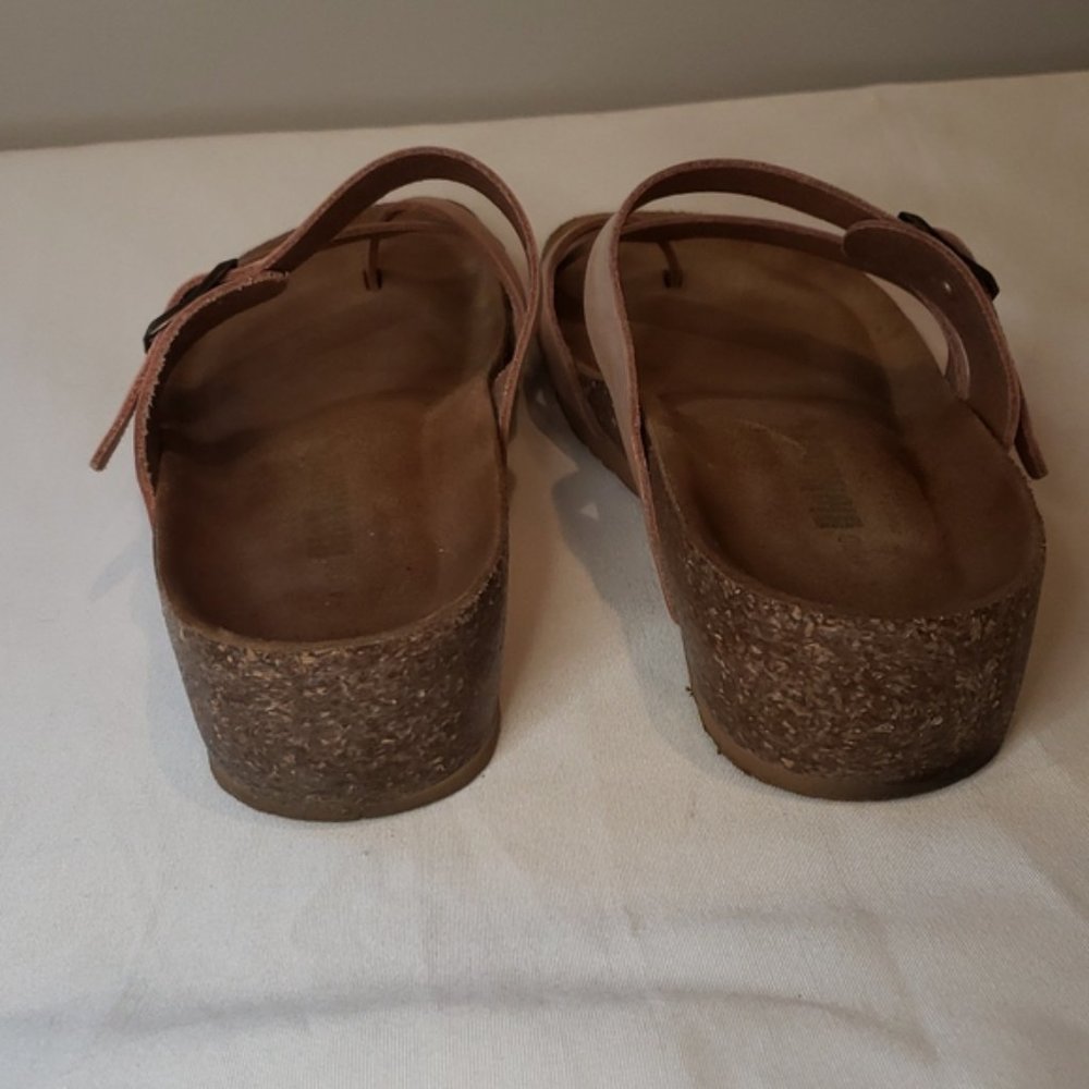 BIONATURA Nubuck Leather Double Strap Sandals - Made in Italy - Picture 4 of 7